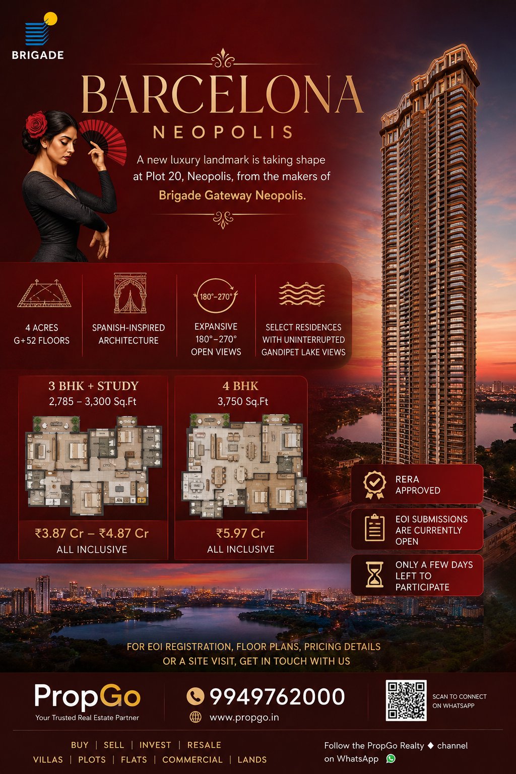 Brigade Barcelona, Neopolis: A New Luxury Landmark in Hyderabad